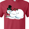 thumbnail image 4 of Inktastic Sassy Snowman in Top Hat T-Shirt, 4 of 5