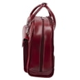 thumbnail image 5 of Maletín para portátil McKlein EDGEBROOK 15 en piel con ruedas, color rojo, 5 of 5