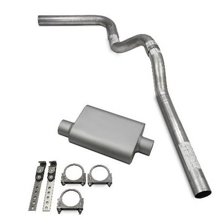 Fits 88-06 Chevrolet Silverado 1500 Mandrel Bent Exhaust w/ Performance Muffler
