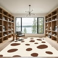 thumbnail image 2 of ODIKA 8x10 Machine Washable Non-Slip Area Rug, Garaffe Inspired Spotted Motif High Traffic Rug, Beige, 913841, 2 of 7
