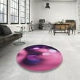 thumbnail image 4 of Ahgly Company Machine Washable Indoor Rectangle Transitional Orchid Purple Area Rugs, 2' x 5', 4 of 7