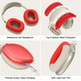 thumbnail image 4 of [4 in 1] Silicone Case Cover for AirPods Max USB-C (2024), Anti-Scratch Sweat-Proof Ear Pad Case Cover/Ear Cups Cover/Headband Cover Accessories Silicone Protector for AirPods Max Headphones, 4 of 13