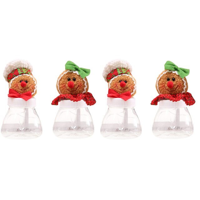Etereauty Christmas Candy Boxes Treat Snowman Jar Party Favor Box Jars