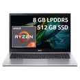 thumbnail image 2 of Laptop Acer Aspire 3 Intel Ryzen 3 8GB RAM 512GB SSD Plata, 2 of 8