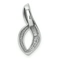 thumbnail image 4 of 14k White Gold Fits up to 6mm Regular, 8mm Fancy Omega Slide, 4 of 4