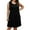 Black, variant on LANREMON Womens Dress Summer Plus Size Sundresses for Women Black Scoop Neck Loose Fit Sleeveless Dresses with Pockets 4XL