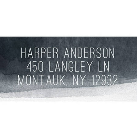 Aqua Tones Personalized Address Label