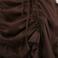 thumbnail image 6 of new autumn and winter women's hip-hop gothic punk retro pleated layered ruffle skirt-Black-L, 6 of 7