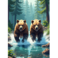 thumbnail image 3 of Forest Themed Tribal Pattern Banner with Bear Element Party Decorations Backdrop Background for Wilderness Themed Parties Camping Events Rustic Gatherings and Nature Inspired Celebrations, 3 of 7