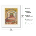 thumbnail image 2 of Corridor in the Asylum - Saint-Paul-de-Mausole Monastery - From an Original Color Painting by Vincent Van Gogh c.1889 - Fine Art Rolled Canvas Print 11in x 14in, 2 of 4