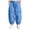 Light Blue, variant on Amidoa Boys Cotton Linen Cargo Pants- Casual Elastic waist Lightweight Relaxed Fit Kids Summer Joggers Blue Size 6-14