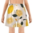 BZSMCE Swim Shorts Yellow Lemon Pattern For Quick-Dry Shorts With Anti ...