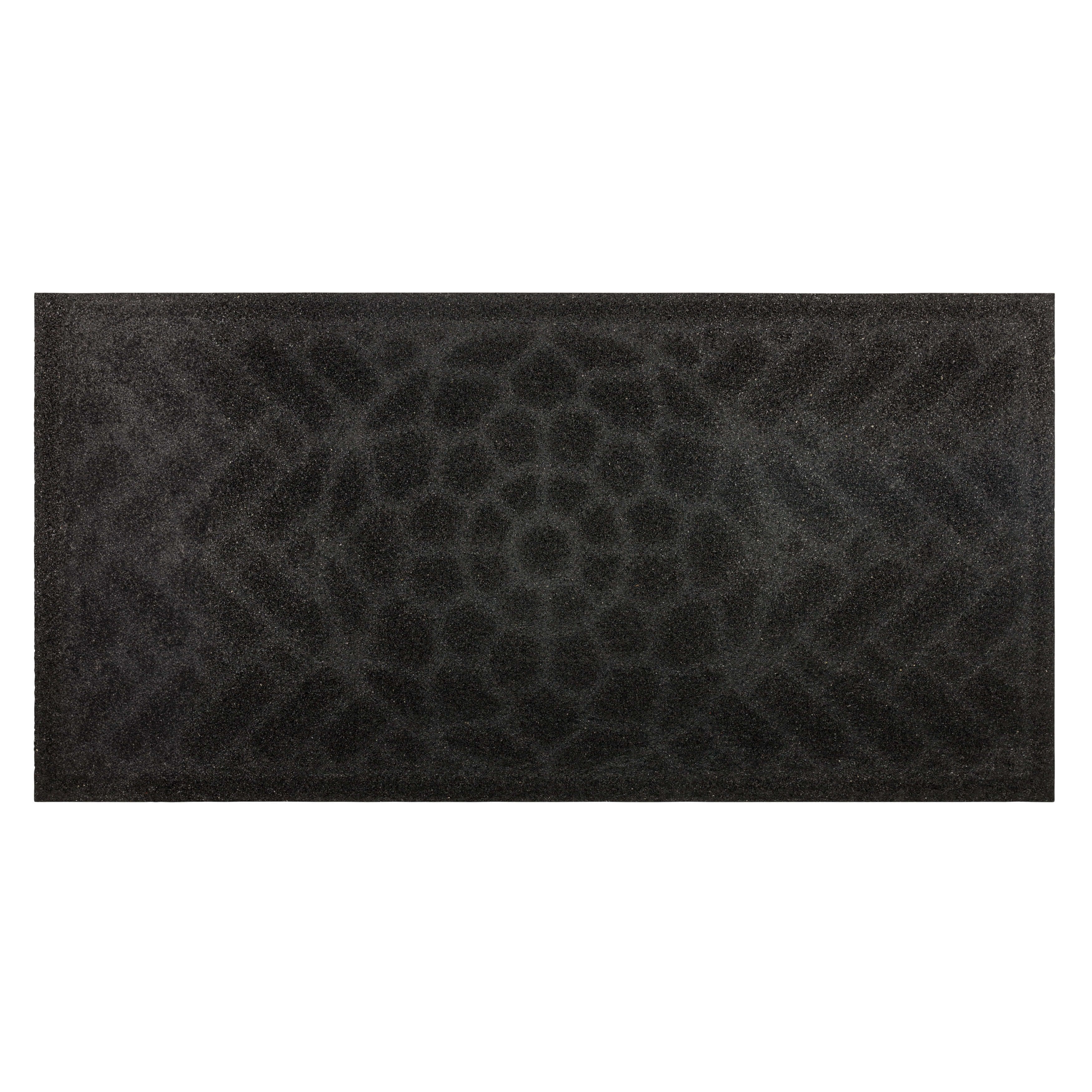 Mohawk Home Entry Recycled Rubber Non-Slip Indoor Outdoor Stoney Medallion Smoke Oversize Doormat, 2' X 4'