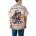 thumbnail image 5 of Democratic Yorkshire Terrier Making Woof Count Election 2024 Hawaiian Shirt Breathable Summer Unisex Merch Yorkie Dog Lover Gifts - 01001, 5 of 6