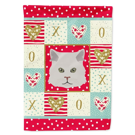 Carolines Treasures CK5147GF Persian Traditional Cat Love Flag Garden Size Small multicolor