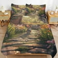 thumbnail image 6 of Easter Bunnies Rabbits Duvet Cover Set King Size for Bedroom Decoration Print Bedding Set Comforter Cover Decorative Microfiber with 2 Pillow Sham Multicolor, 6 of 6