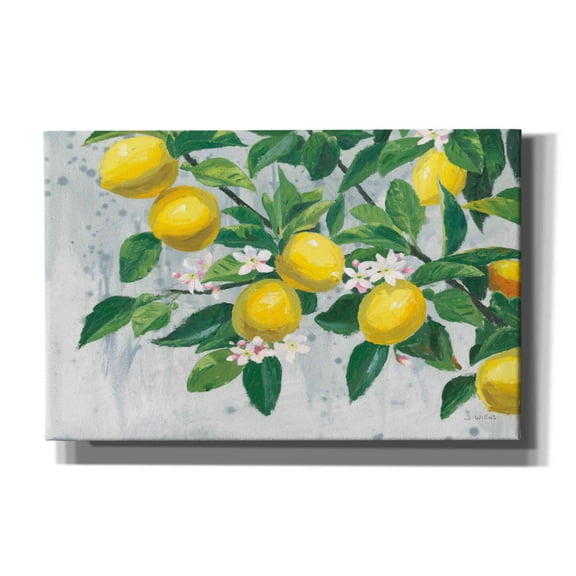 Epic Graffiti 'Zesty Lemons' by James Wiens, Canvas Wall Art, 40"x26"
