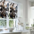 thumbnail image 2 of LALILO Kitchen Curtains and Valances Set of 3 36" Modern Window Treatment Tiers for Window Decor, 2 of 5