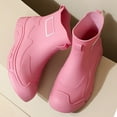 thumbnail image 5 of Safufu Fashionable Women's Rain Shoes Summer Short Ankle Boots Casual Footwear For Everyday Use comfortable for all seasonPink, 5 of 8