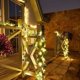 thumbnail image 2 of Cadena de luces LED solares impermeables con forma de hiedra, 8 modos, 5 m, para decoración de jardín, patio y jardín, 2 of 5