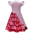 thumbnail image 2 of Vestido Rosa para Niñas, Atuendos de Película para Niños, Fiesta de Cumpleaños de Halloween 3-9 Años, 2 of 6
