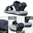 thumbnail image 4 of OutPro Men's Hiking Sandals Arch Support Casual Sandals Male Summer Outdoor Flat Walking Sandals Open Toe Athletic Shoes Dark Blue, 4 of 9