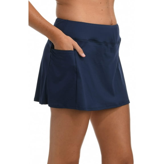 24th Ocean Solid Swim Skort Bottom