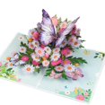 thumbnail image 1 of Tarjeta de felicitación FIAMR 3D pop-up mariposa para mujer, 1 of 7