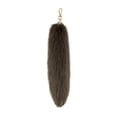 thumbnail image 4 of Llavero de peluche, colgante de piel sintética, adorno, adorable colgante peludo, coche Marrón, 4 of 9