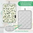 thumbnail image 6 of Yayeee Pot Holders Kitchen Heat Resistant with Pocket 7"x9.8" Cotton Oven Cooking Hot Pads, Lush Greenery, 6 of 7