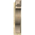 thumbnail image 2 of Ekena Millwork 6"W x 26"D x 26"H Funston Rough Sawn Craftsman Outlooker, Douglas Fir, 2 of 4