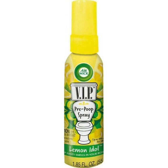 Air Wick V.I.Poo Toilet Perfume Lemon Idol, 1.85 Ounce, 4 Pack