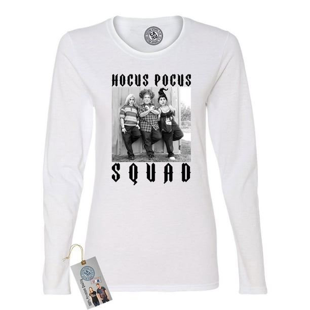 Custom Apparel R Us - Womens Long Sleeve Hocus Pocus Squad Sisters - Walmart.com - Walmart.com