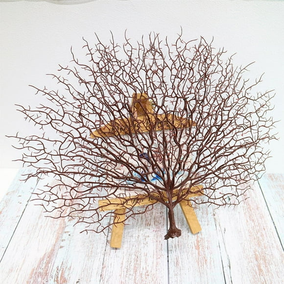 vivo, de árbol seco, plantas decorativas de simulación, de plástico para , patio, decoración de de , Colco Ramas de coral falsas