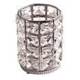 thumbnail image 3 of Brocha de Maquillaje de Cristal Soledad Almacenamiento para Tocador Plata L, 3 of 10