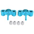 thumbnail image 1 of 2Pcs RC Metal Steering Knuckles, RC Aluminum Alloy Steering Hub Carrier for JLB 1/10 Truck, Blue, 1 of 4
