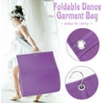 thumbnail image 4 of Dance Costume Garment Bag, 40 Inch Dance Garment Bags for Dancers, Kids Garment Bags for Hanging Clothes, Kids Dance Garment Bag with 3 Clear Zippered Pockets for Dance Competitions, 4 of 13