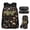 Vintage Mushroom Print, variant on Bulopur Cute Capybara Print Kids Backpack Set 4 Pcs Lightweight Waterproof Kids School Bag with Lunch Bag, Pencil Case and Water Bottle Cover for Girls Ages 5-12