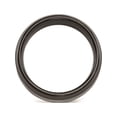 thumbnail image 2 of Edward Mirell Titanium Black Ti Flat Top Beveled Edge 8mm Band, 2 of 6