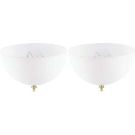 

LeCeleBee Lighting Clip-On Shade 7 3/4 In. Dia White (2 Pack) 7-3/4 Dome Clip On Shad