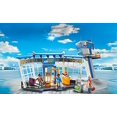 thumbnail image 2 of PLAYMOBIL Airport with Control Tower Building Set, 2 of 6