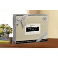 thumbnail image 4 of SUPERIOR Clouds Embroidery Microfiber Duvet Cover Set, Gift Box, Full/Queen, Tan, 4 of 6