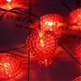thumbnail image 4 of Vikakiooze Home Decor Red Love Heart Lantern Valentine's Day Light String Small Lantern Love Lights, 4 of 5