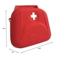 thumbnail image 4 of CSChome Emergency Kit Bag First Aid Kit Water Resistant Double Zipper Large Capacity Storage Shoulder Strap Hiking Travel Home Emergency Kit Pouch, 4 of 7