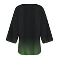 thumbnail image 4 of Fznquz Green Womens Cardigan Sweaters Kimono Cover Up Lightweight Sweater Gradient Casual 2025 Coat, 4 of 4