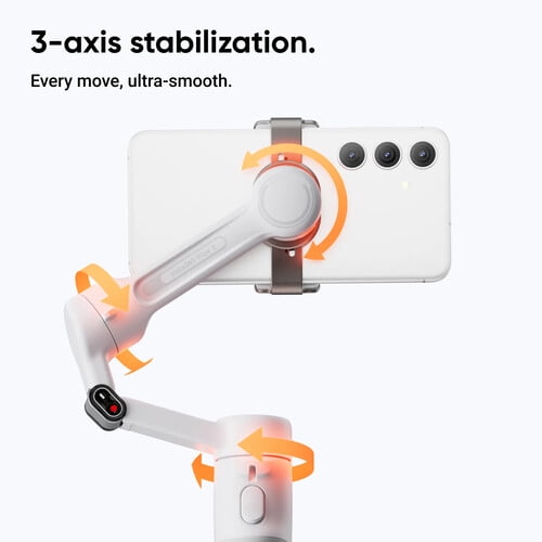 Insta360 Flow 2 Standard Bundle (Summit White) - 32GB Accessory