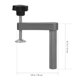 thumbnail image 2 of BESTYASH Quick Bench Dog Clamp Para Carpintería De Aleación De Aluminio Gris Con Presión Ajustable, 2 of 8