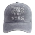 thumbnail image 1 of Visors Cap Washed Baseball Style Embroidered Unstructured Low Profile Hat for Casual Everyday Wear and Birthday, 1 of 3