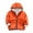 Orange, variant on Toddler Baby Boy Girls Fleece Lined Jackets Kids Fuzzy Sherpa Warm Winter Coat Outerwear Lightweight Long Sleeve Hooded Zip Up Jacket Coats with Pockets