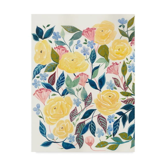 Trademark Fine Art 'Unbound Blossoms I' Canvas Art by Grace Popp